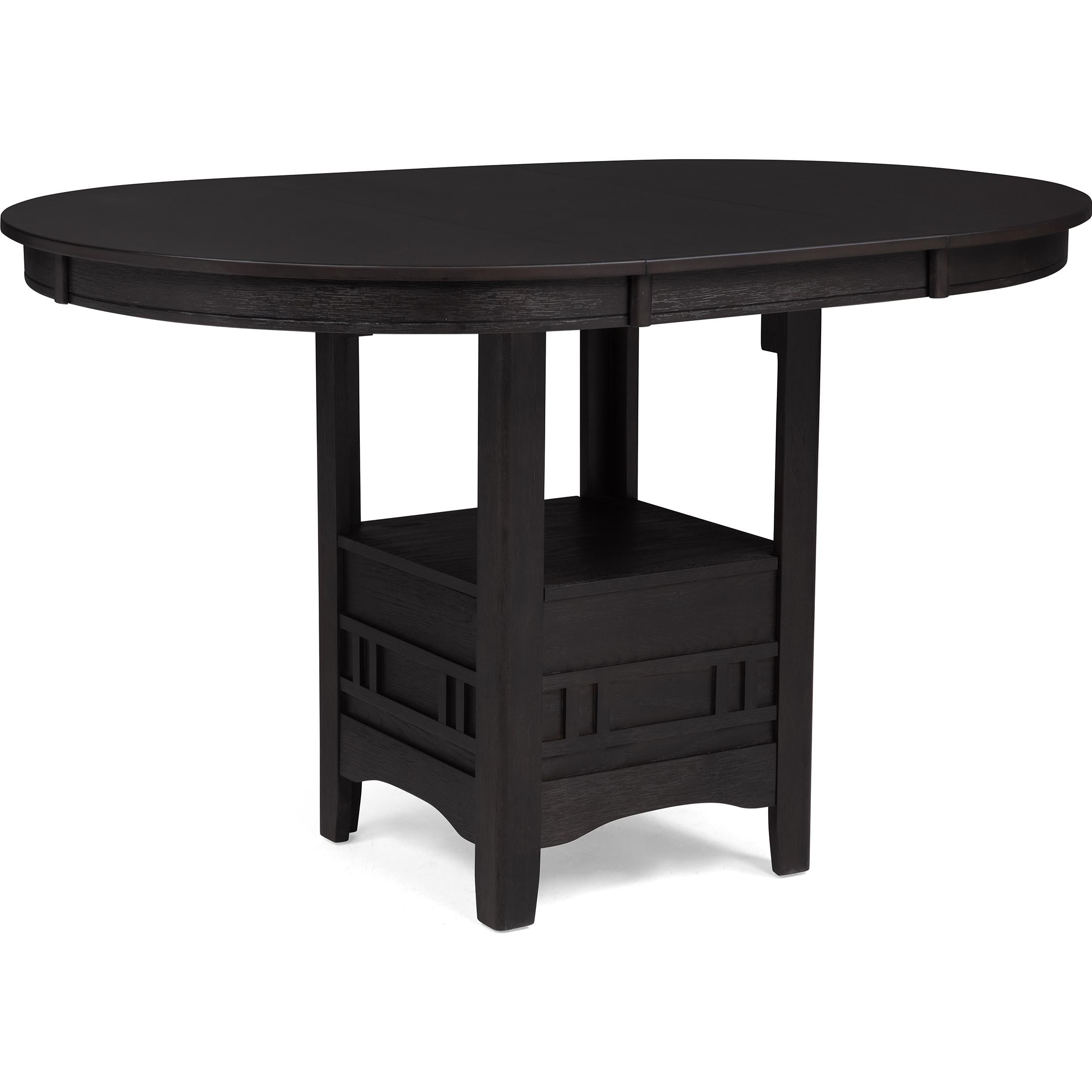 Crown Mark Hartwell 2795BK-T-4260 Counter Height Dining Table - Charcoal Black IMAGE 1